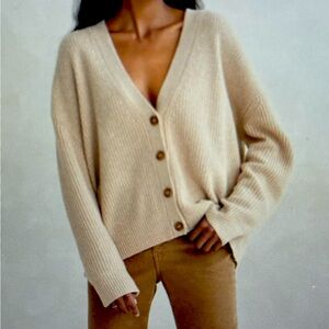 Jenni Kayne Cropped Cashmere Cocoon Cardigan